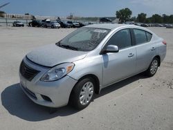 Salvage cars for sale at Kansas City, KS auction: 2012 Nissan Versa S