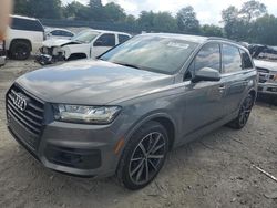 Salvage cars for sale at Madisonville, TN auction: 2017 Audi Q7 Prestige