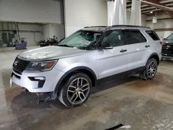 Ford salvage cars for sale: 2018 Ford Explorer Sport