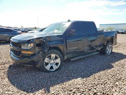 Chevrolet salvage cars for sale: 2018 Chevrolet Silverado K1500 Custom