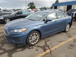 Ford salvage cars for sale: 2019 Ford Fusion SE