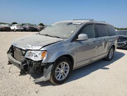 Salvage cars for sale at San Antonio, TX auction: 2019 Dodge Grand Caravan SXT