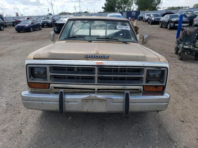 1987 Dodge D-SERIES D150