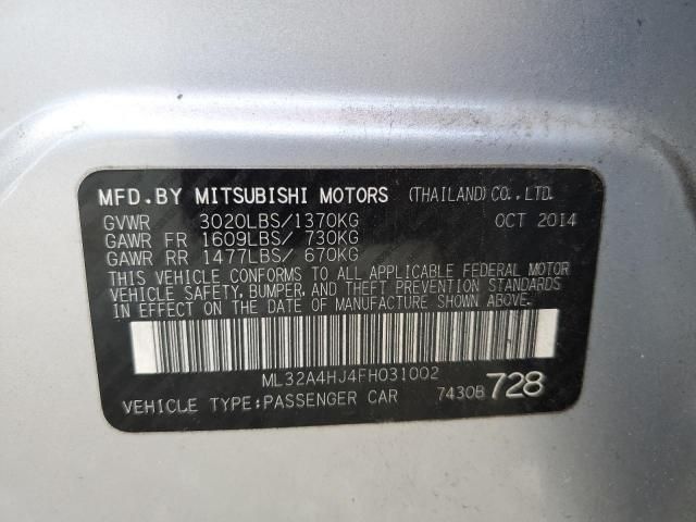 2015 Mitsubishi Mirage ES