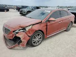 Salvage cars for sale at Houston, TX auction: 2015 Hyundai Sonata Sport