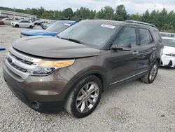 Salvage cars for sale at Memphis, TN auction: 2015 Ford Explorer XLT