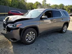 Chevrolet salvage cars for sale: 2018 Chevrolet Traverse LT