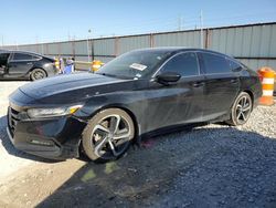 Salvage cars for sale at Haslet, TX auction: 2018 Honda Accord Sport