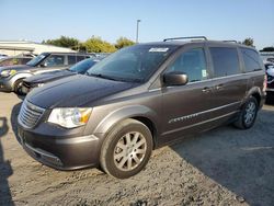 Salvage cars for sale at Sacramento, CA auction: 2016 Chrysler Town & Country Touring