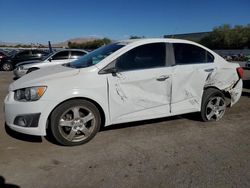 Salvage cars for sale at Las Vegas, NV auction: 2012 Chevrolet Sonic LTZ