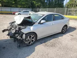 Salvage cars for sale at Greenwell Springs, LA auction: 2021 KIA Forte FE