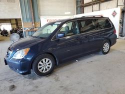 Salvage cars for sale at Eldridge, IA auction: 2009 Honda Odyssey EXL