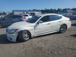 Salvage cars for sale from Copart Pennsburg, PA: 2015 Infiniti Q70 3.7