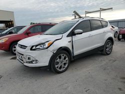 Salvage cars for sale at Kansas City, KS auction: 2014 Ford Escape Titanium