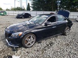 Mercedes-Benz salvage cars for sale: 2015 Mercedes-Benz C 300 4matic