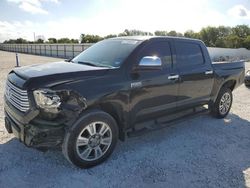 Salvage cars for sale at New Braunfels, TX auction: 2015 Toyota Tundra Crewmax 1794