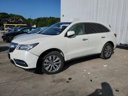 Salvage cars for sale at Windsor, NJ auction: 2015 Acura MDX Technology