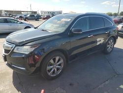 Salvage cars for sale at Grand Prairie, TX auction: 2016 Acura MDX Advance