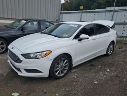 Salvage cars for sale at West Mifflin, PA auction: 2017 Ford Fusion SE