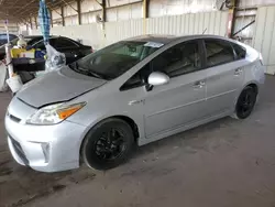 Toyota salvage cars for sale: 2015 Toyota Prius