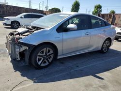 Salvage cars for sale at Wilmington, CA auction: 2016 Toyota Prius