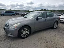 Salvage cars for sale at Fredericksburg, VA auction: 2012 Infiniti G37