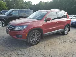 Salvage cars for sale at Austell, GA auction: 2016 Volkswagen Tiguan S