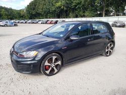 Salvage cars for sale at North Billerica, MA auction: 2017 Volkswagen GTI Sport