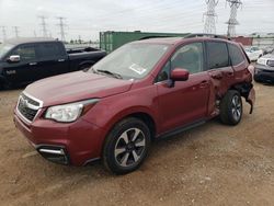 Salvage cars for sale from Copart Elgin, IL: 2017 Subaru Forester 2.5I Limited