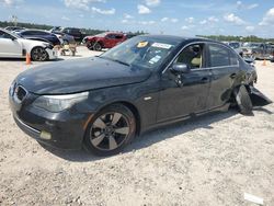 Salvage cars for sale from Copart Houston, TX: 2008 BMW 528 I