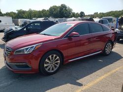 Salvage cars for sale at Sikeston, MO auction: 2015 Hyundai Sonata Sport