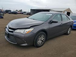 Salvage cars for sale at Brighton, CO auction: 2016 Toyota Camry LE