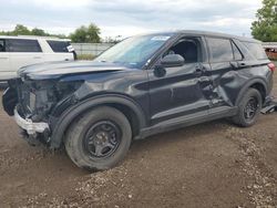 Ford salvage cars for sale: 2021 Ford Explorer Police Interceptor