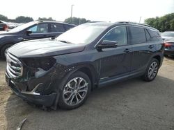 Salvage cars for sale at East Granby, CT auction: 2019 GMC Terrain SLT