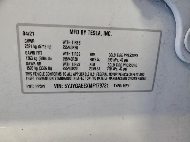 2021 Tesla Model Y