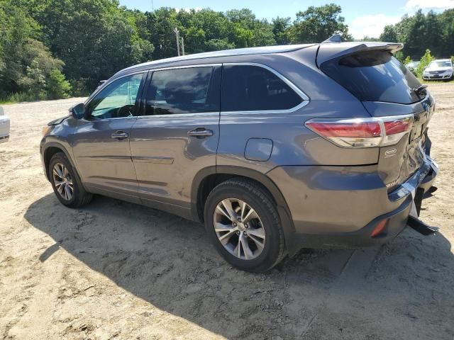 2015 Toyota Highlander XLE