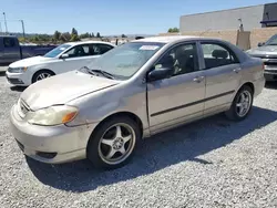 Salvage cars for sale from Copart Mentone, CA: 2003 Toyota Corolla CE