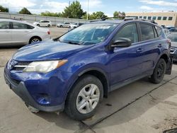 Salvage cars for sale at Littleton, CO auction: 2014 Toyota Rav4 LE