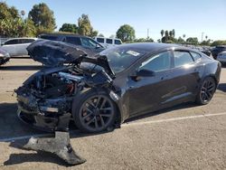 Salvage cars for sale at Van Nuys, CA auction: 2023 Tesla Model S