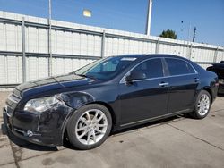 Chevrolet salvage cars for sale: 2011 Chevrolet Malibu LTZ