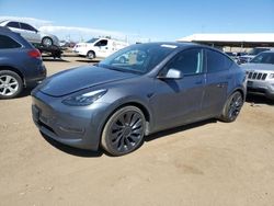 Salvage cars for sale at Brighton, CO auction: 2023 Tesla Model Y