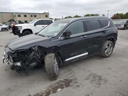 Salvage cars for sale at Wilmer, TX auction: 2022 Hyundai Santa FE SEL