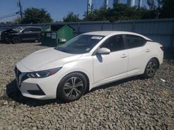 Nissan salvage cars for sale: 2020 Nissan Sentra SV