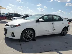 Salvage cars for sale at Grand Prairie, TX auction: 2016 Toyota Corolla L