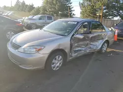 Salvage cars for sale from Copart Denver, CO: 2004 Toyota Camry LE