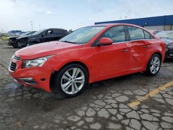 Chevrolet salvage cars for sale: 2016 Chevrolet Cruze Limited LTZ