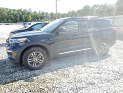 Salvage cars for sale at Ellenwood, GA auction: 2022 Ford Explorer XLT