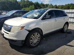 Salvage cars for sale at Exeter, RI auction: 2008 Ford Edge Limited