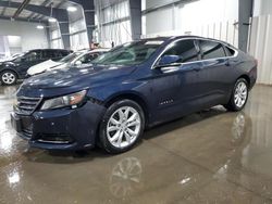 Salvage cars for sale at Ham Lake, MN auction: 2017 Chevrolet Impala LT