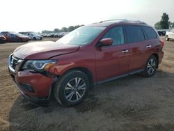 Salvage cars for sale at Davison, MI auction: 2017 Nissan Pathfinder S